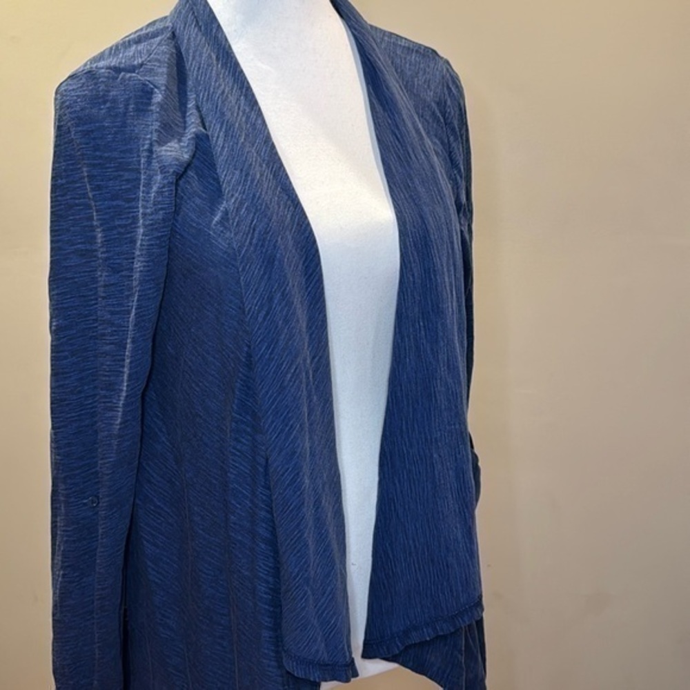 Lou& grey NWT women’s open front blue cardigan xs long sleeve